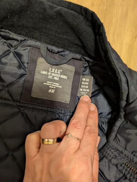 Prechodná bunda, h&m,134