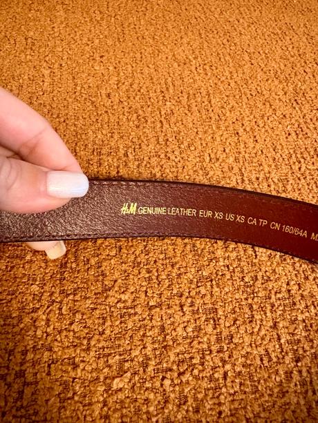 Dámsky kožený opasok, zn. h&m, h&m