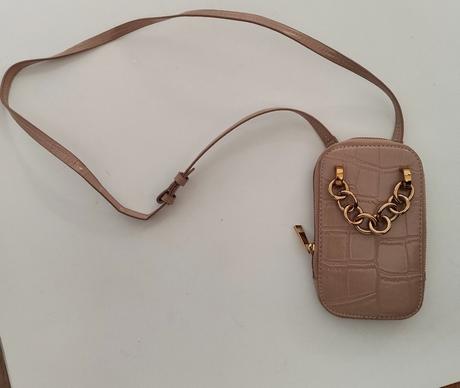 Béžová malá taštička zara, zara