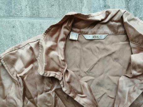 Hodvábna blúzka mango,vs-m, mango,s