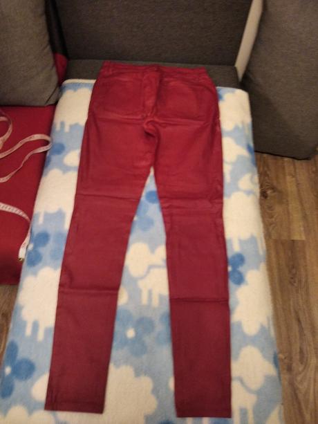Koženkové nohavice veľkosť s, fishbone,s