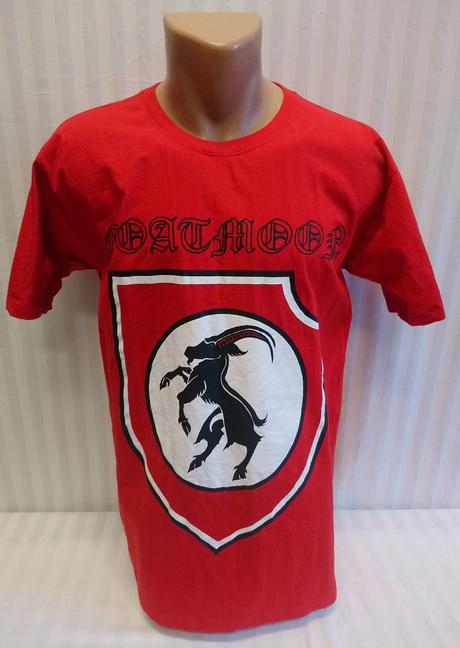 Pánske červené tričko s motívom, t. cushi, m, m