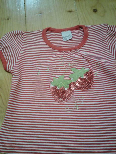 Tricko s jahodkami, babeskin,80