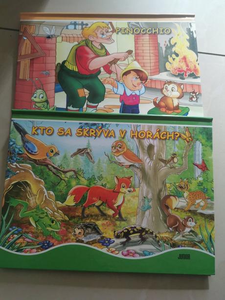 Knihy 3d pinocchio a kto sa skrýva v horách, 