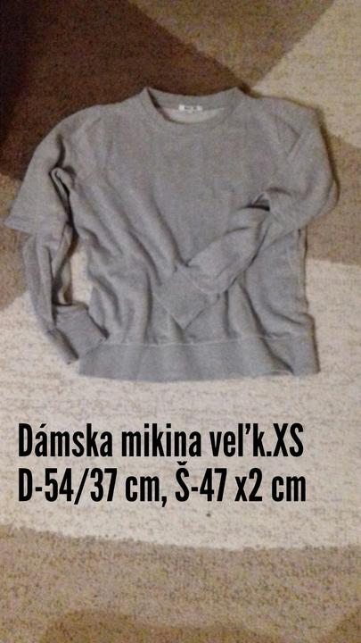 Dámska mikina, xs