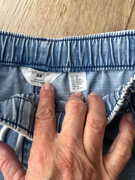 Džínsy, h&m,140