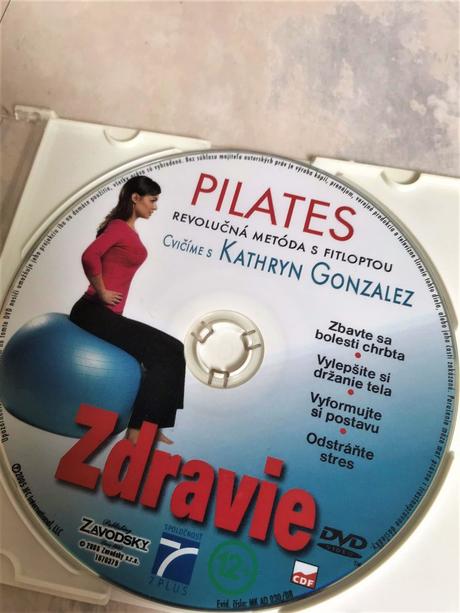Dvd pilates 2 ks,