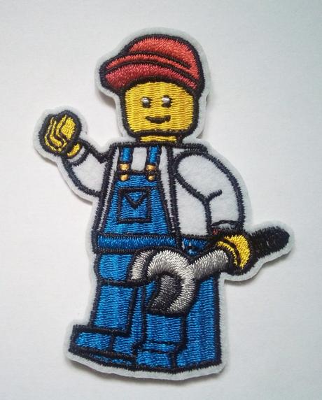 Nažehľovačka legový panáčik 7,3x4,5cm (nz450), 