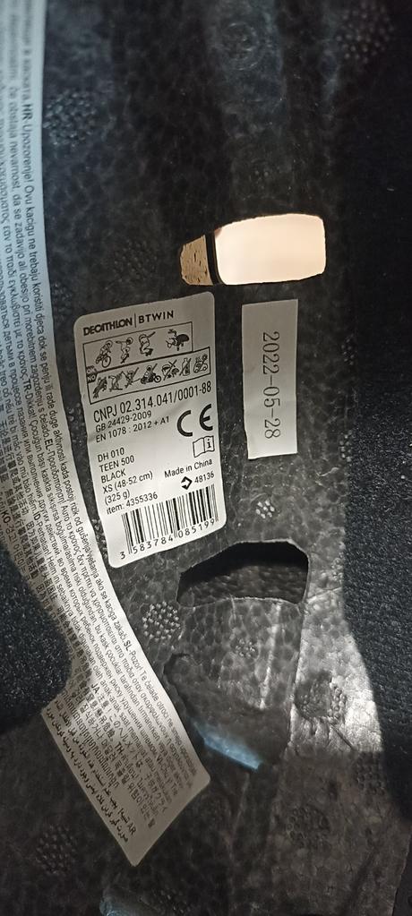 Prilba xs 48-52cm, xs