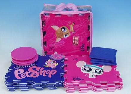 Penové puzzle 2 v 1 - little pet shop, 