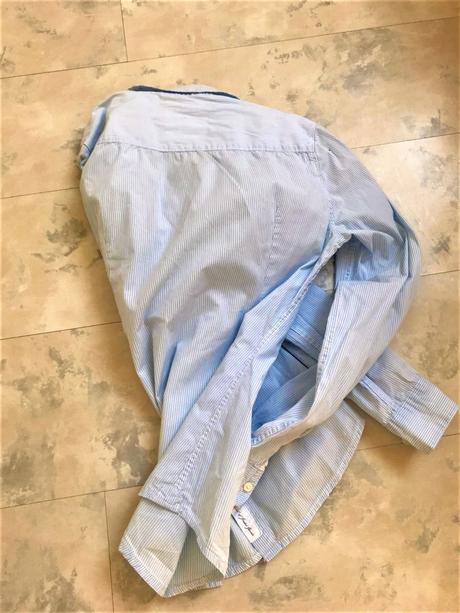 Prúžkovaná košeľa, h&m,s