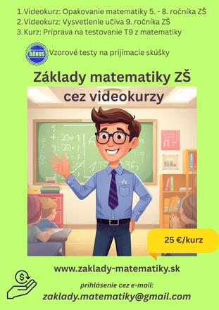 Matematika zš, monitor, prijímacie skúšky, 