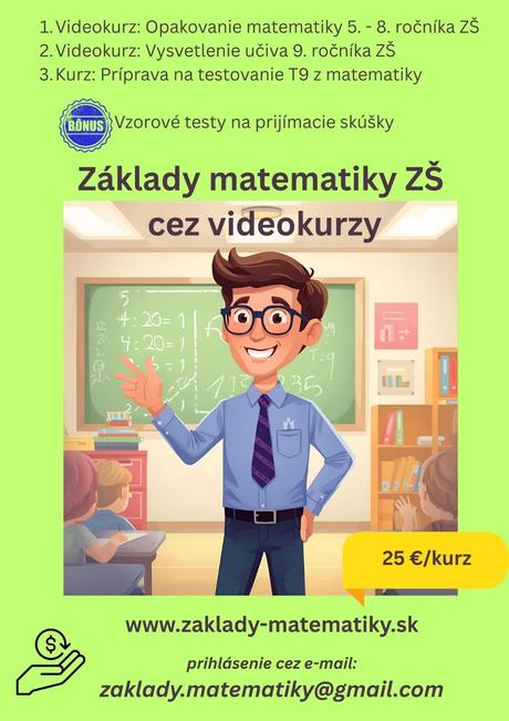 Matematika zš, monitor, prijímacie skúšky, 
