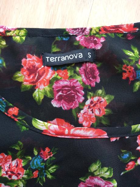 Kvetované letné šaty, terranova,s
