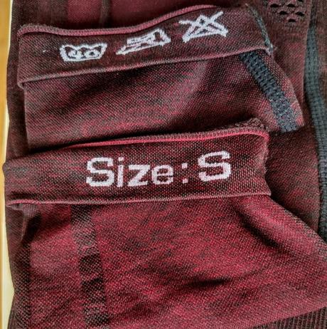 Fialové bezšvové legíny iciw, s