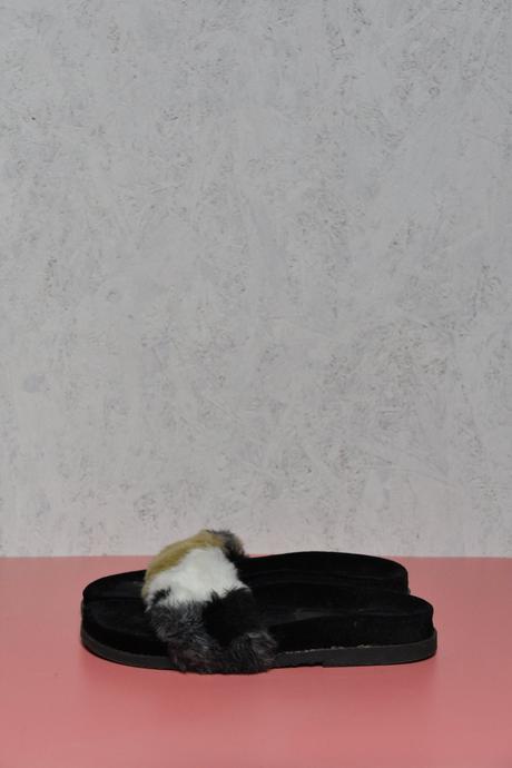 Zara slapky s kozusinu 36/37, zara,37