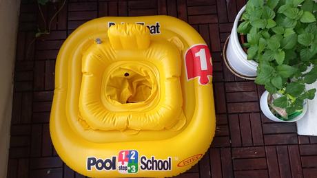 Plávajúce koleso - deluxe baby float pool 1 2 3,