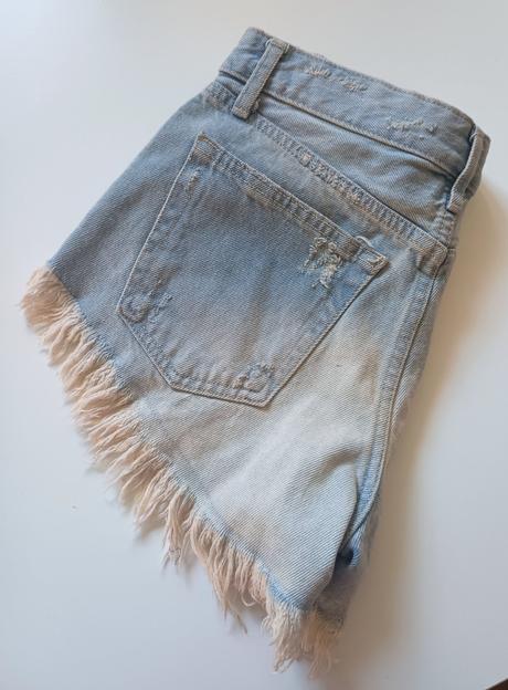 Riflové šortky bershka, bershka,s