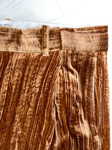 Zara - semišové nohavice, zara,s