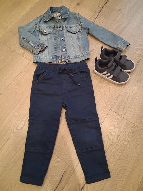 Nohavice+ riflova bunda v.104, 104–116