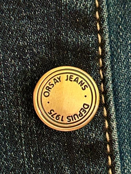 Moderná kratšia riflová bunda zn.orsay č.38, orsay,38