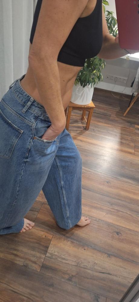 Široke rifle baggy zara vel 40/42, zara,40