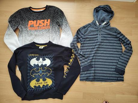3 parádne chlapčenské mikiny, 158