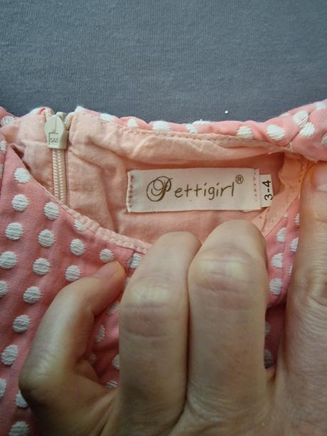 Šaty pettigirl veľkost 104 cm, 104