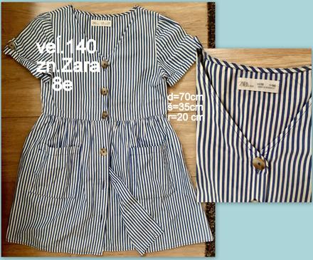 Dievčenské letné šaty zn.zara, veĺ.140,10r., zara,140