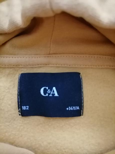 2x oblečená c&a mikina top stav, c&a,170