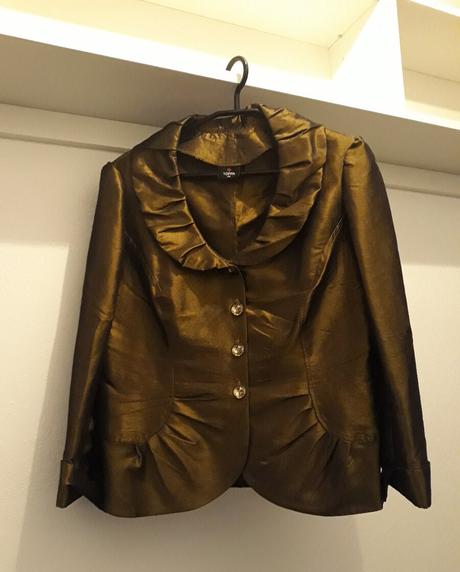 Slavnostna bluzka - metalicka latka, 44