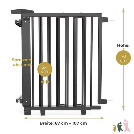 Bezpečnostná schodisková zábrana geuther plus,