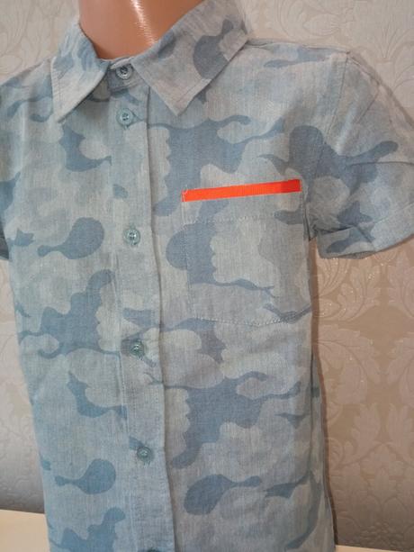 Chlapčenská maskáčová košeľa overkids (6 r.), 116