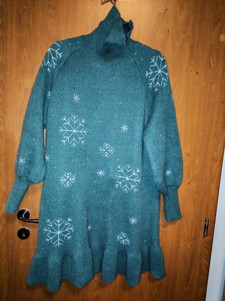 Hrubé pletené šaty, l