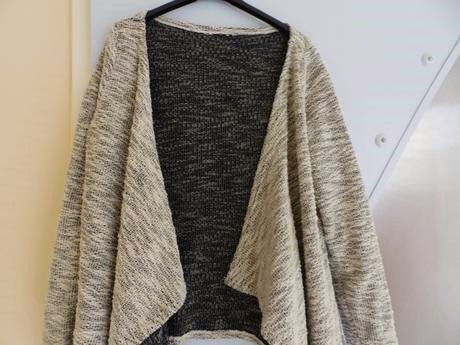 Melírovaný buklé svetrík, l