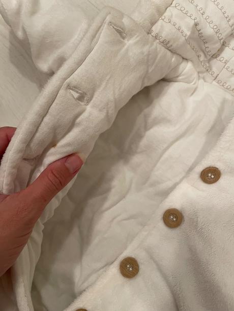 Veľmi teply biely zimny overal, f&f,68