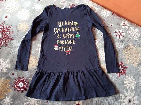 Vianočné šaty, h&m,134