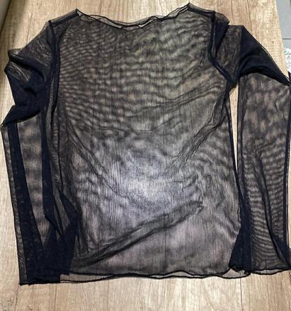 Priesvitné sexi tričko s, s