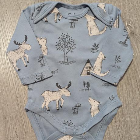 Modré body so zvieratkami, c&a,56