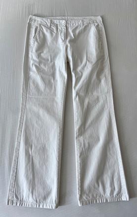 Biele nohavice-rifle vel.m, benetton,m