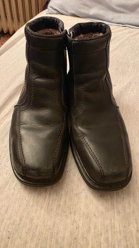 Panske čizmy rikier 40 kozene zateplene, rieker,40