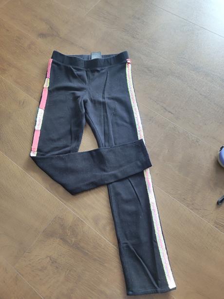 Detské zateplené legíny, h&m,134