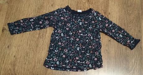 Tričko hm kvetinky, h&m,92