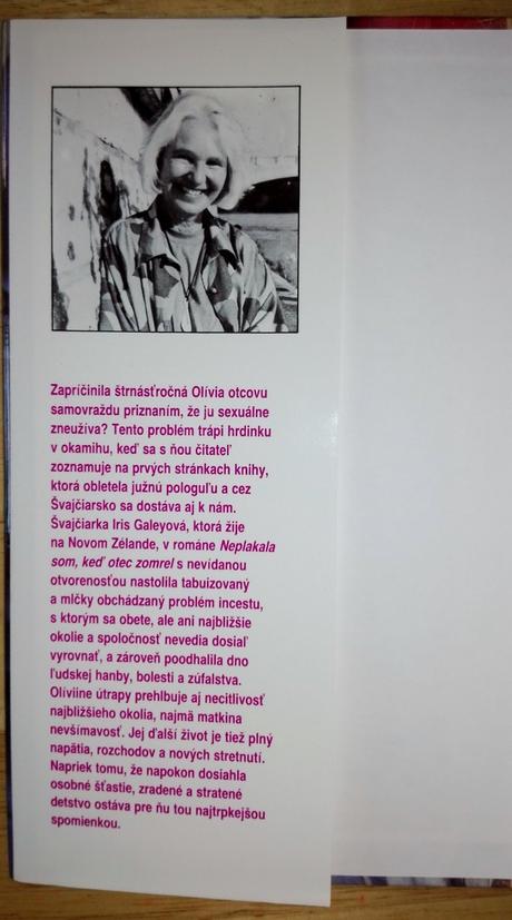 Neplakala som, keď otec zomrel , iris galeyová, 