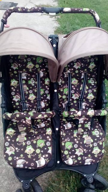 Podložka do kočíka šitá na mieru,