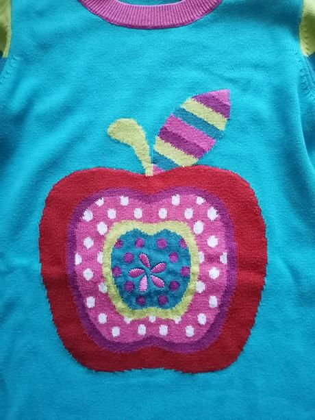 Jesenné šaty s jabĺčkom, george,104