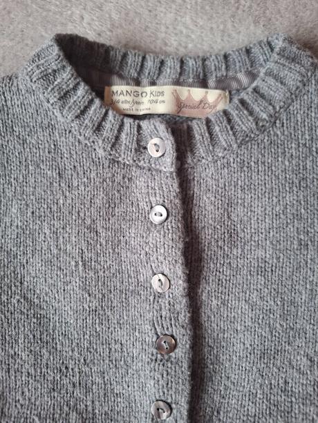 Bolerká, svetrík a sukňa, 104, h&m,104