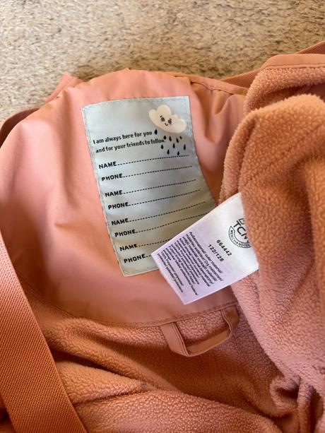 Zateplene nepremokave nohavice, tchibo,128