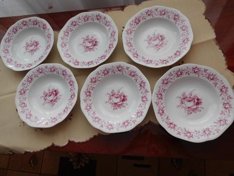 Taniere polievkové- porcelánové čechoslovakia 6x,, 