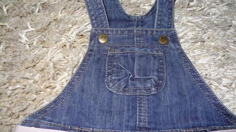 Krásne riflové šaty, h&m,80